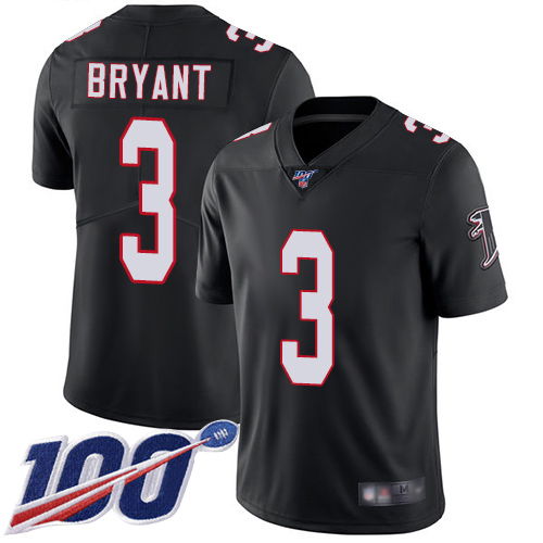 Atlanta Falcons Limited Black Men Matt Bryant Alternate Jersey NFL Football #3 100th Season Vapor Untouchable->atlanta falcons->NFL Jersey